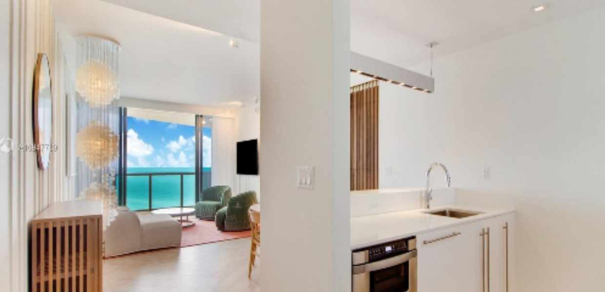 3 lindos apartamentos con vista al mar en Miami Beach