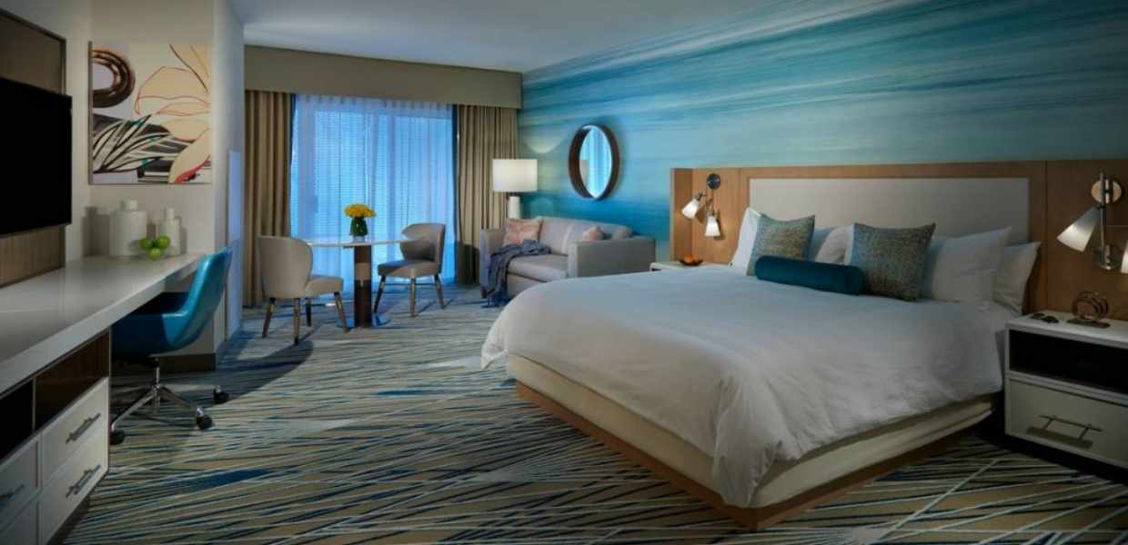 El impresionante Hard Rock, primer hotel del mundo en forma de guitarra eléctrica, abre al público